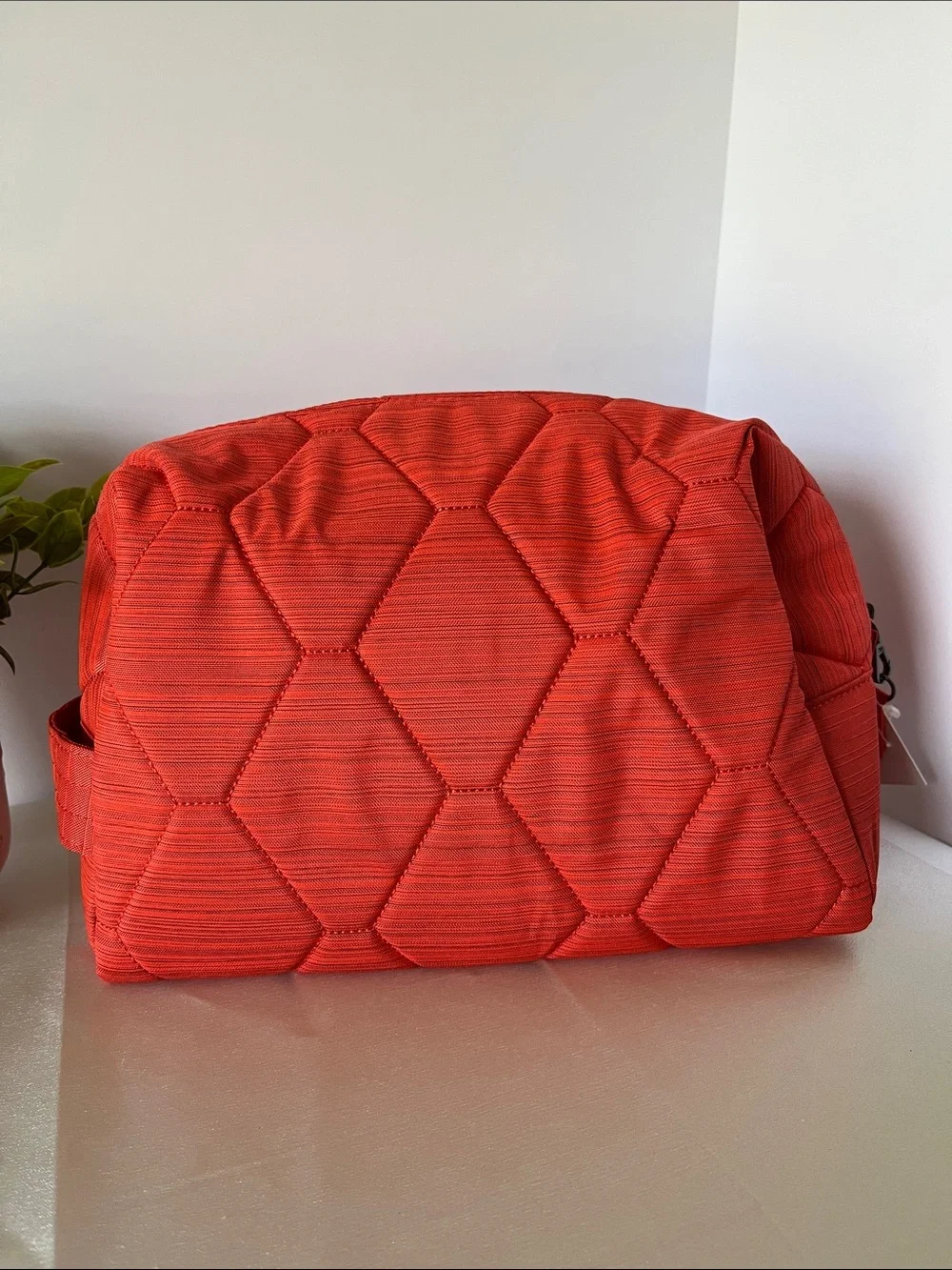 LUG - Bumper Cosmetic Case in Brushed Papaya
